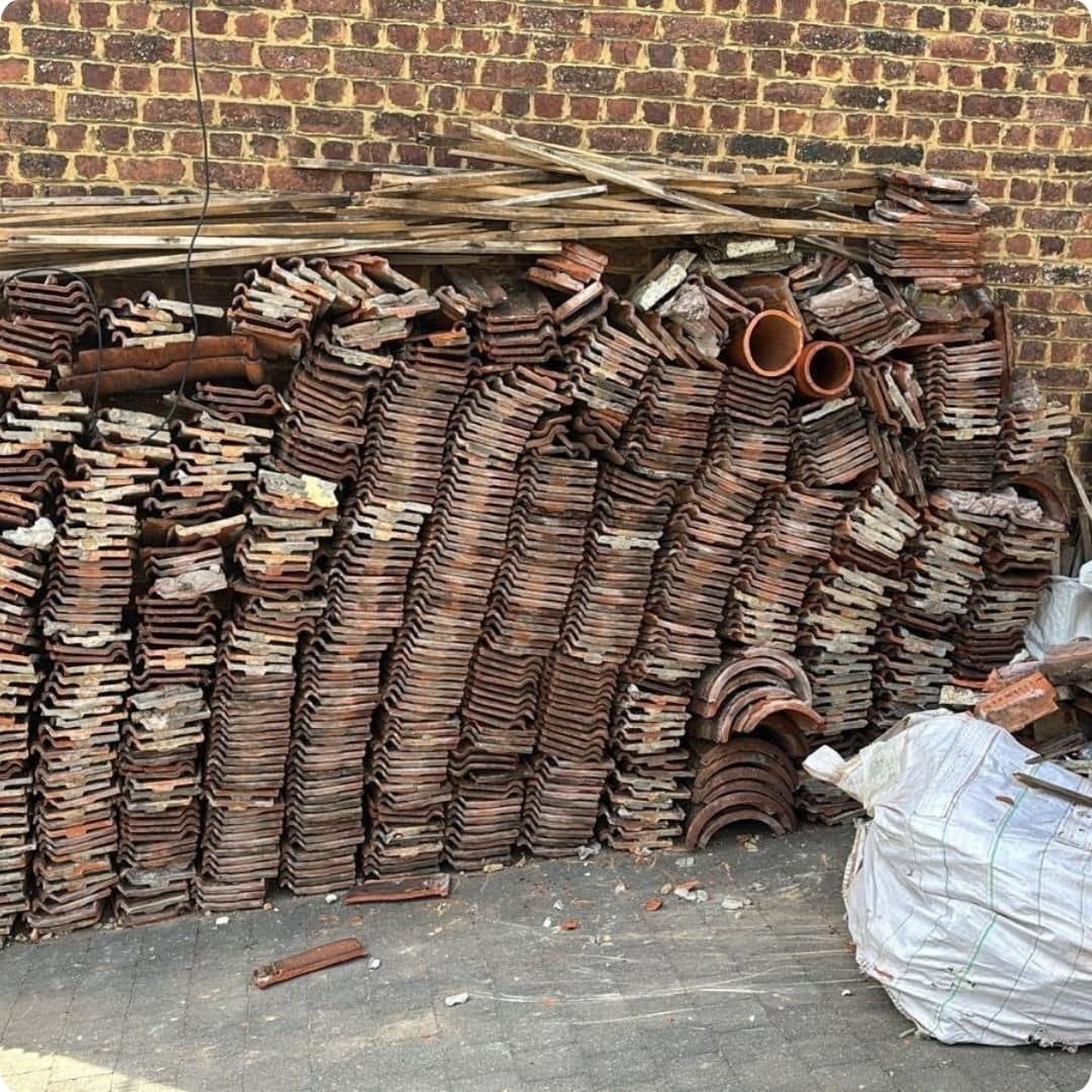 Espace libéré après intervention professionnelle désencombrement en belgique vide maison