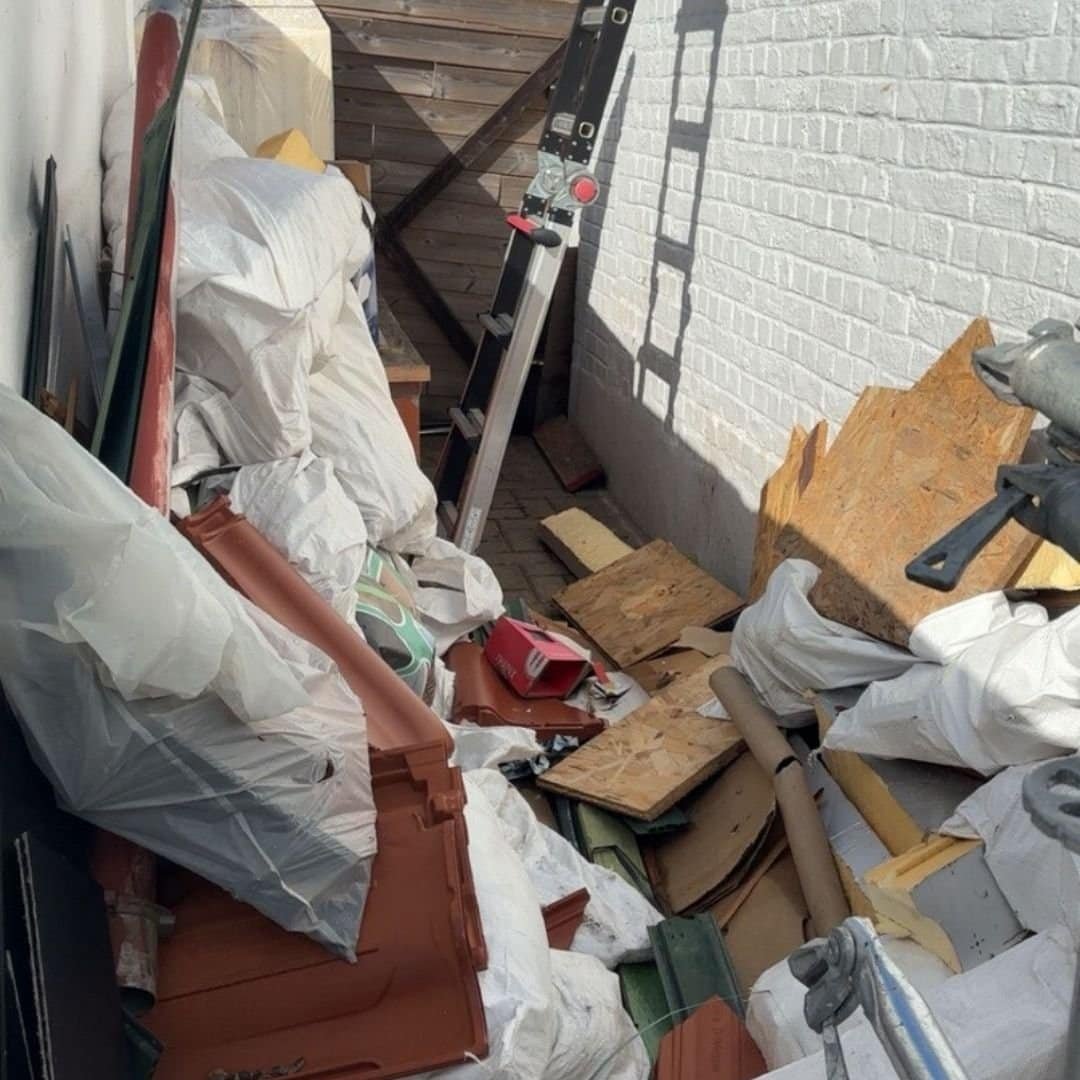 Transformation d’un espace après intervention Sans Encombre debarras et encombrants, vide maison