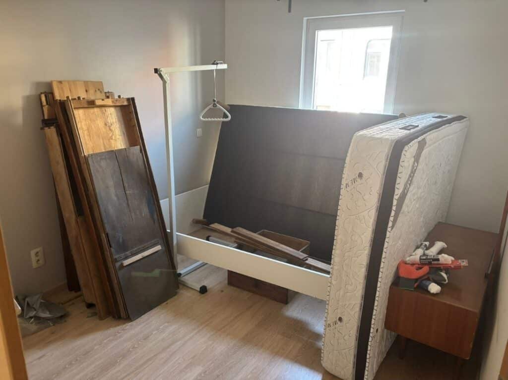 vide maison logement encombré avant après
